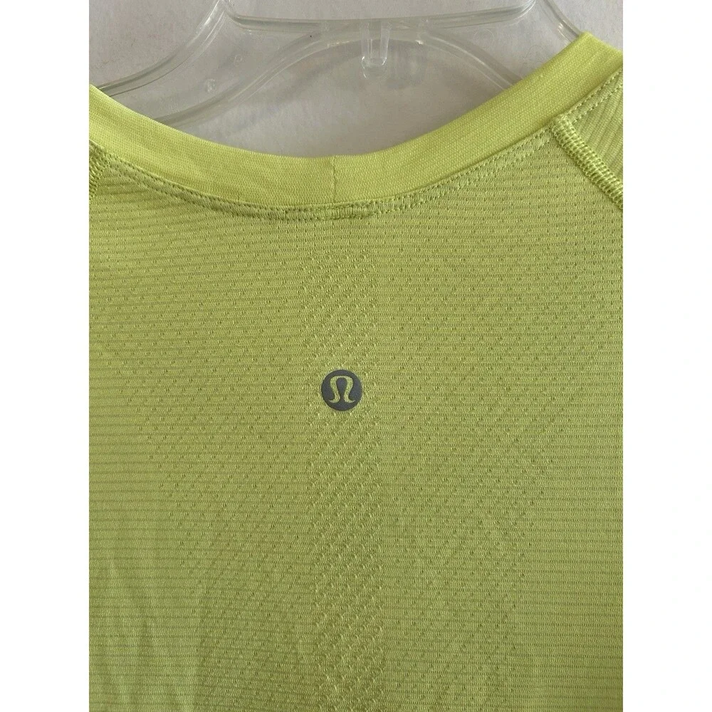 Lululemon Swiftly Tech Short Sleeve 2.0 Highlight Yellow HIYE Size 12